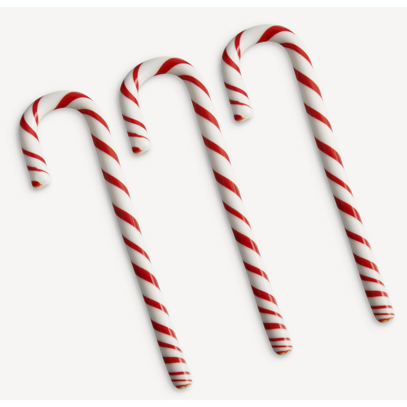 Polka Candy Cane White/Red