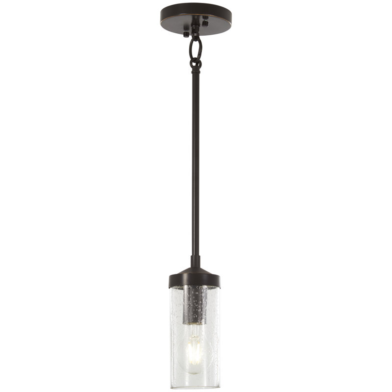 Luminaire suspendu à cylindre simple 1 lumières Mauch