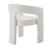 Upholstered Faux Leather Dining Arm Chairs Solid Back Barrel Dining Chairs Set of 2/3/4-242189115-242189114