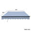 Tissu de remplacement pour auvent rétractable ALEKO-431946113-424078526