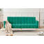 2 Seater Velvet Sofa Bed-1723721102-1723721106