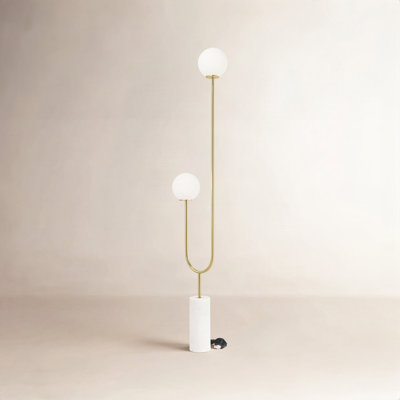 Ixia 73" Genuine Marble Floor Lamp