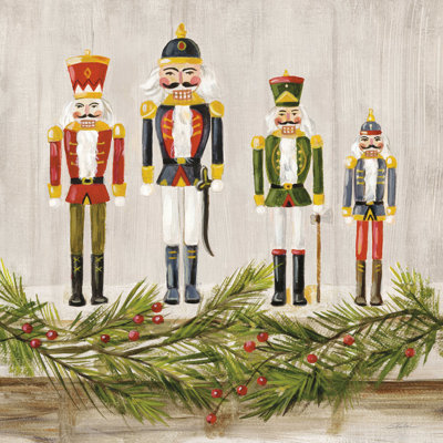 " Nutcrackers On A Mantel "