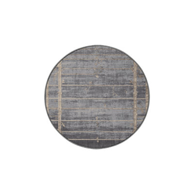 Machine Washable Gray Area Rug