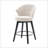 2PCS Chenille 25"Wing Back Swivel Bar Stools-1007985827
