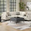 Repose-pieds de rangement pour table basse 36 po avec couvercle relevable Rebecca-2061419895