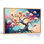 Arbre floral, art mural sur toile, ensemble de 1