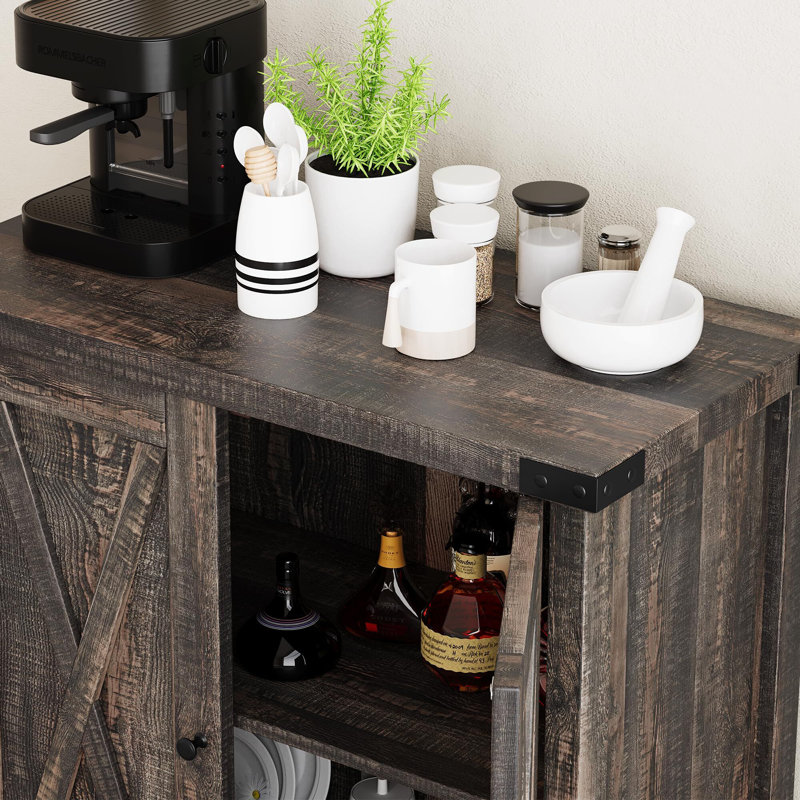 Evalisse 2 - Door Accent Cabinet, Chêne rustique