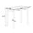Industrial Style 3-Piece Counter Height Table Set with Two Chairs