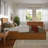 Nantucket Solid Wood Platform Bed with Panel Footboard and Storage Drawers-96140420-96140424