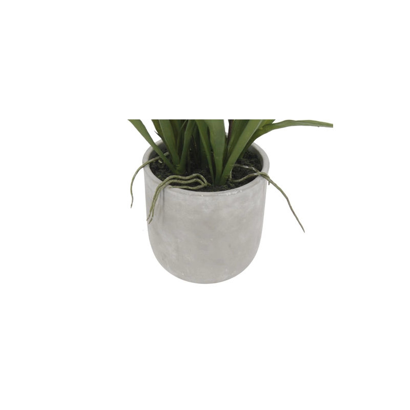 26" Artificial White Orchid in Vanda Pot