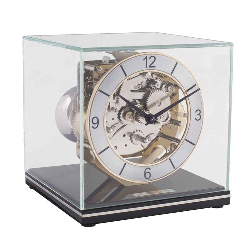 Clarke Mechanical Clock, Black
