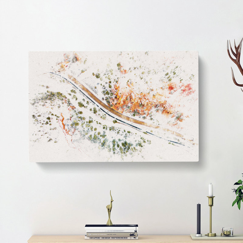 The Road To Nowhere - Wrapped Canvas Print, 60cm H x 91cm W x 3cm D