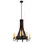 Barrel Stave 8 - Light Chandelier