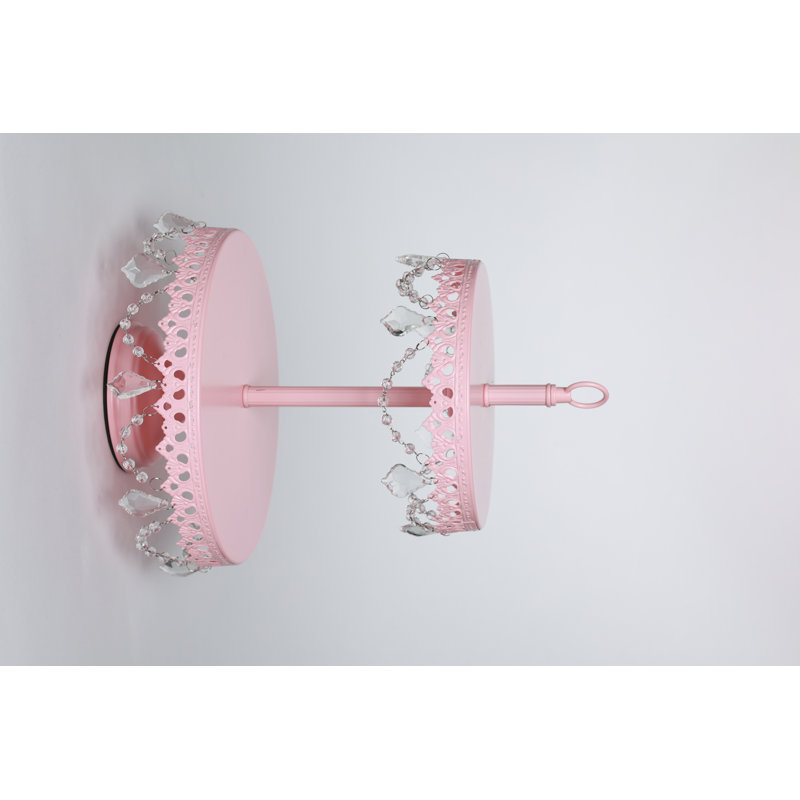 Chandelier Tiered Stand, Pink