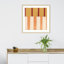 Akara Broken Stripes 3 par Laura Nugent, reproduction d'art encadrée-248096237-248096233