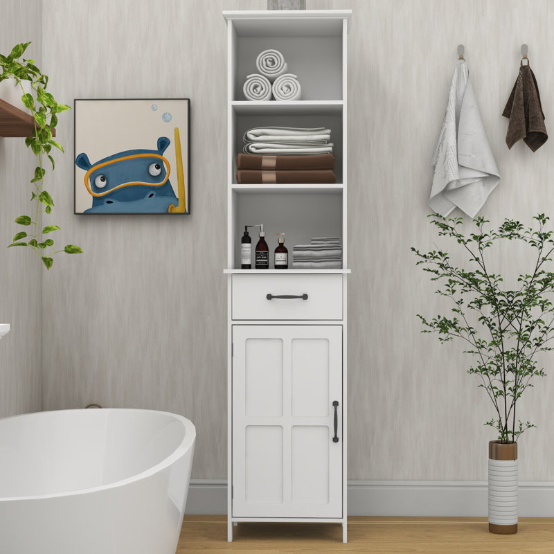 Armoire sur pied avec 1 porte et 1 tiroir