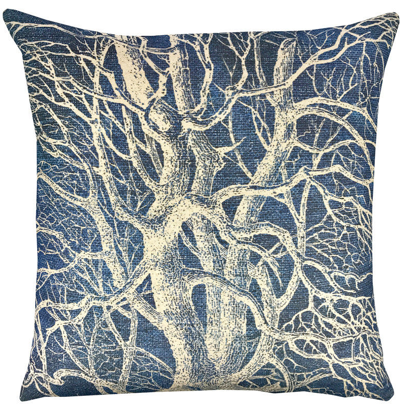 Cotton Reversible Throw Pillow