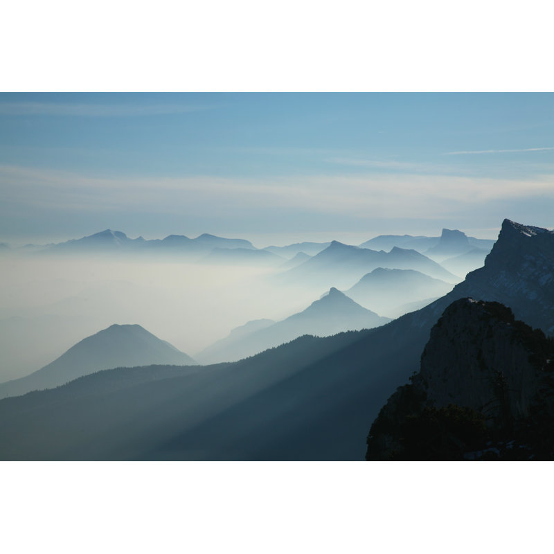 Mountain Range by Trait2Lumiere, 32" H x 48" W