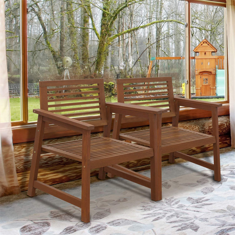 Jacquaile Patio Dining Armchair with Cushion