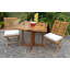 Table à manger pliable en bois Warren