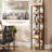 6-Tier Tall Bookshelf For Small Spaces, Narrow Stackable Bookcase With Adjustable Feet, Industrial Style Storage Shelf For Living Room, Office, Study, Entryway-45667434