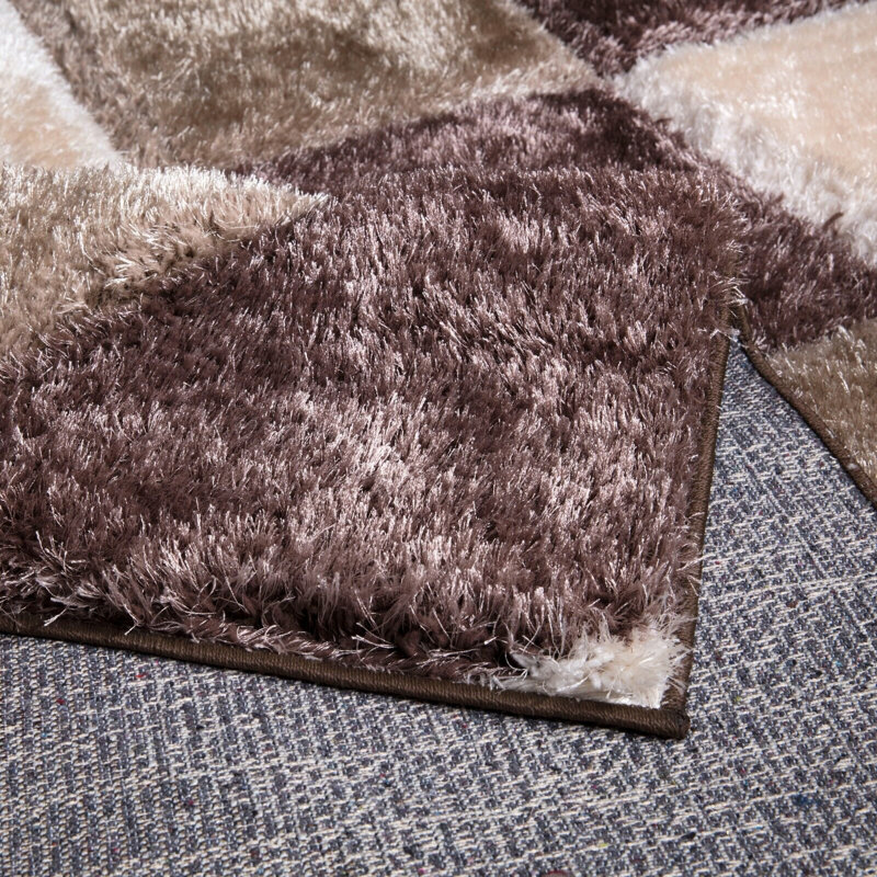 Valdez Geometric Shag Area Rug, Rectangle 200 x 290cm