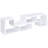 Versatile White Bookcase With 15.63 Inches Width For Compact Spaces Open Back Easy Wiring In Office