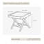Tabouret Southwood
