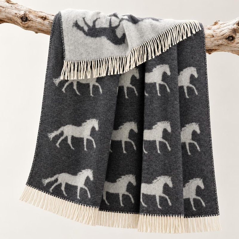 JJ Textile Equestrian White Horse