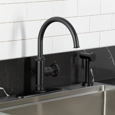 Kingston Brass Levante Single-Handle Deck Mount Kitchen Faucet