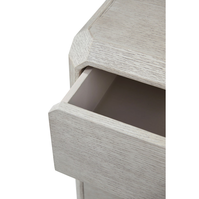 Spencer ST. James 3 - Drawer Nightstand, 26" H x 26" W x 20" D, Argento
