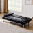 65.75'' Faux Leather Convertible Sofa-1772910636