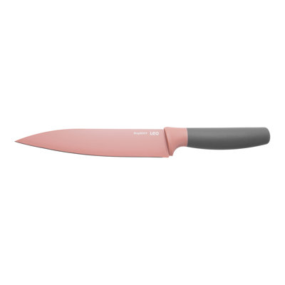 BergHOFF Leo 7.5" Stainless Steel Carving Knife with Sheath, Pink