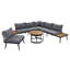 Ensemble de canapé d'angle extérieur 6 pièces avec tables basses rondes gigognes et canapé avec coussins pour terrasse-2117897814