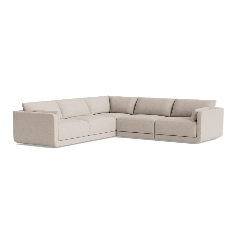 Eva Modular Sectional, Performance Weave - Natural