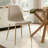 Cleckley 4 - Person Dining Table Sets With 39.4'' Round Table & 4 Upholstered Fabric Chairs-98980722