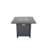 Powdercoated Metal Fire Pit With Smoked Glass Top-1638588546