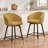  26" Swivel Upholstered Counter & Bar Stool with Metal Frame-88757677