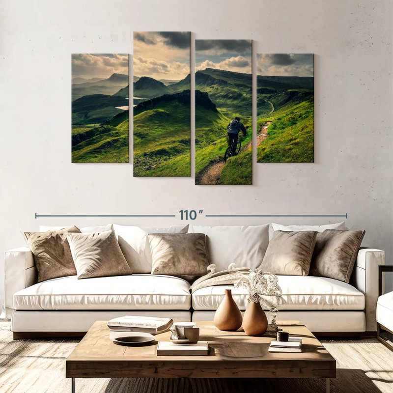Sireci Mountain Biking Trail, 54" H x 84" W