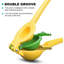 Presse-citron en métal manuel 2 en 1