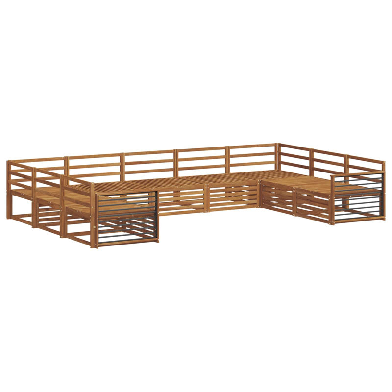 404cm Wide Patio Sectional Set