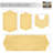 Morissette 4 Piece Bath Rug Set-1356736847