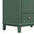 '' Bathroom Vanity Base Only, Multi-functional Cabinet With Doors & Drawer, Solid Frame, Mdf Board, Green Finish