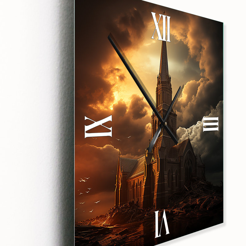 Horloge murale, H 40 po x l 30 po x P 1 po