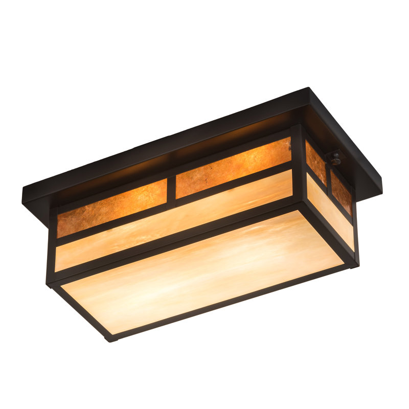 Hyde Park "T" Mission 2 - Light Flush Mount