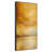 Extra Large Wall Art Fabric Print - Amber Horizon Abstract Wall Decor for Living Room or Bedroom - "Frame Assembly Required (Unfinished Frame)"-1276470261