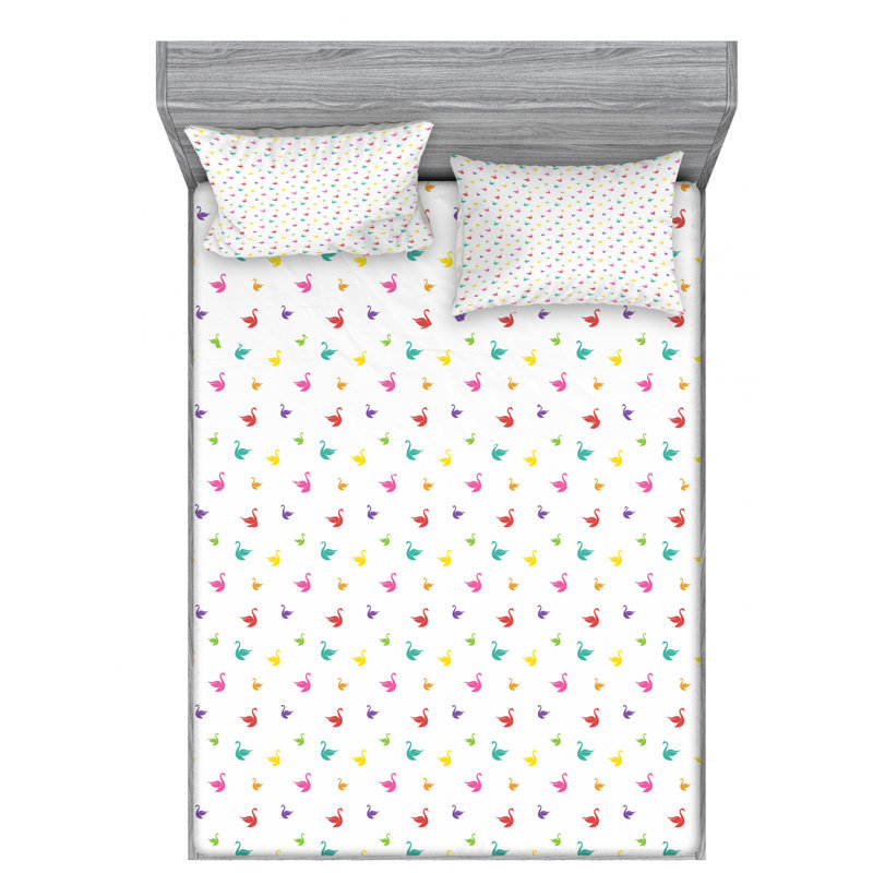 Microfiber Sheet Set, Full Sheet Set with Fitted Sheet