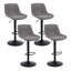 Swivel Upholstered Adjustable Height Counter Stool with Metal Frame-1871631289-1871631300