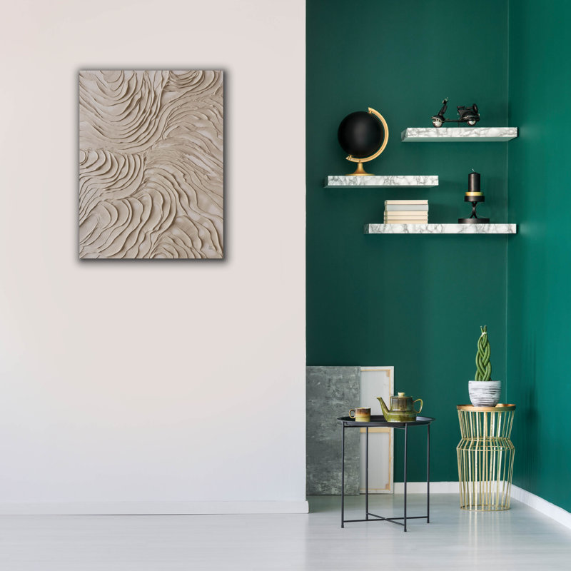 «Birds Eye View» par Sarah Adams, art mural sur toile, H 34 po x l 26 po x P 1,5 po